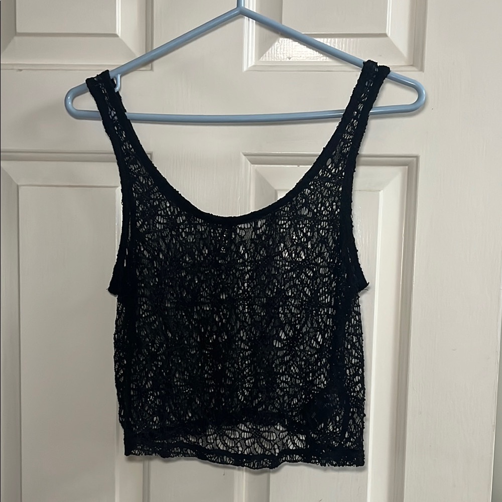 H&M Black Lace Tank Top